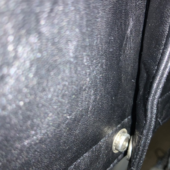 Wilson Leather zip front black jacket Sz M zip out Thinsulate lining unisex - Picture 5 of 12